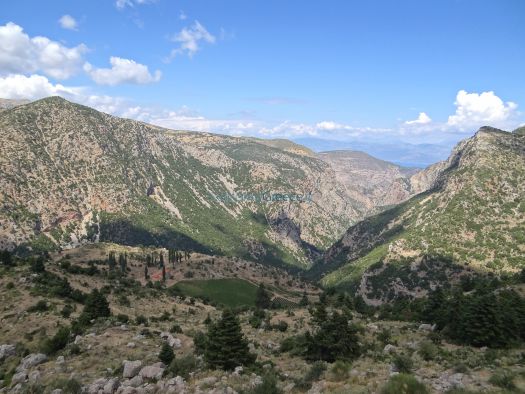Achaia - Kalavrita - View to Mega Spileo