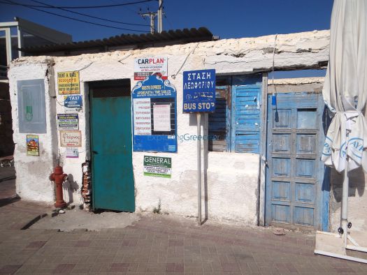 Argosaronikos- Agkistri- Local bus stop at the port