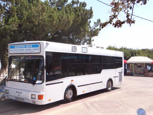 Argosaronikos- Agkistri- Local bus at Skala