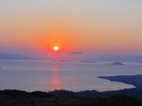 Aegina - Sunset from Profitil Ilias hill