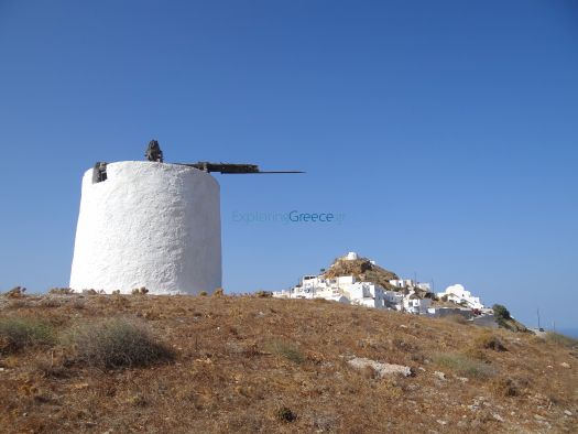 Cyclades - Anafi - Chora - Windmill