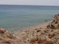 Cyclades - Anafi - Saint Anafgyri - Beach before Potamos