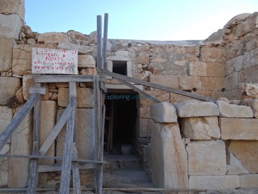 'Cyclades - Anafi - Church of the Life-Giving Spring - Temple of Anafeo''s Apollo'