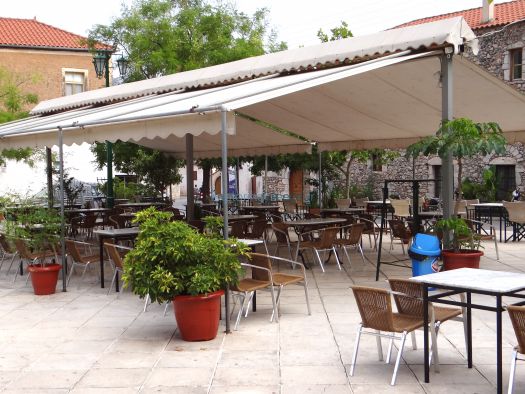 South Kinouria- Leonidio- cafe at the square
