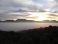 Sunrise in the Mist - From Daphni to Pournaria