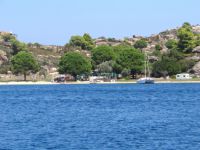 Diaporos is the biggest island in the bay of Vourvourou, Chalkidiki