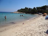View of the beach Mikro Karydi in Vourvourou in east Sithonia