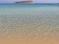 Crystal clear waters in Talgo beach in east Sithonia