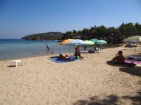 View of Talgo beach in Vourvourou in east Sithonia