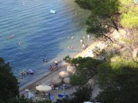 The beach of the village Zografou in east Sithonia