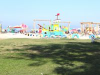 Activities for children on the beach of Armenistis in Chalkidiki