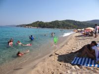 Armenistis beach attract thousand visitors during the summer weekends