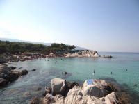 Panoramic view of Kavourotripes on the east side of Sithonia, Chalkidiki