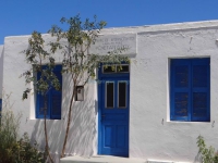 The community building in Ano Meria, Folegandros