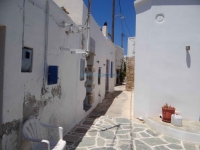 Narrow alley in the center of Chora, Folegandros