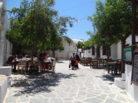 Piatsa Square in Chora, Folegandros