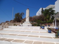 In Pounta Square in Chora, Folegandros