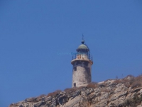 The Lighthouse of Aspropounta in northwestern Folegandros
