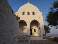 The church of Panagia, built over Chora in Folegandros