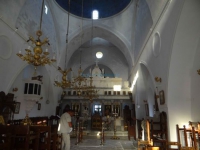 The interior of the church of Panagia at Chora, Folegandros