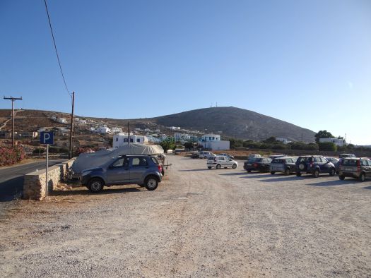 Cyclades - Folegandros - Chora - Parking