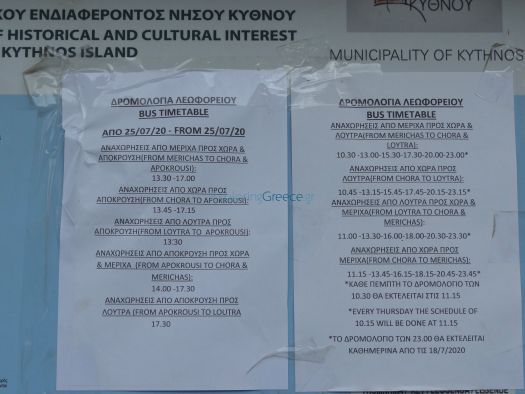 Cyclades - Kythnos - Loutra (information point)