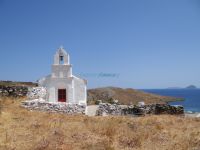 Cyclades - Kythnos - Beach Lefkes - Church