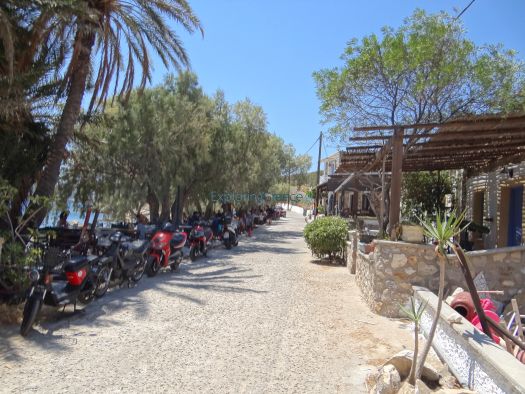 Dodecanese - Leros - Dio (two) Liskaria Beach - Zefyros Café Bar