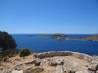 'Dodecanese - Leros - View to Archaggelo''s Island'