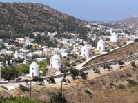 Dodecanese - Leros - Panteli - Windmills to Castle