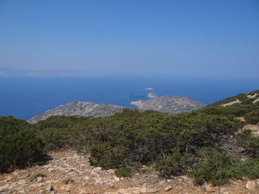 Lesser Cyclades - Iraklia  - View from Papa's Top