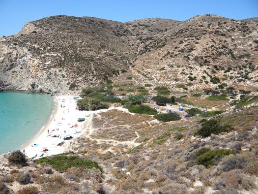 Lesser Cyclades - Donoussa - Livadi Camping