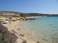Lesser Cyclades - Koufonissi - Small Beach before Fanos