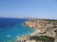 Lesser Cyclades - Kato Koufonissi - View to Afriania Beach