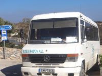 Bus stop at Messaria