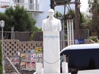 Mykonos- Vrisi-Konstantinos Karamanlis statue
