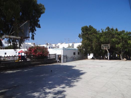 Mykonos- Chora- Basketball court