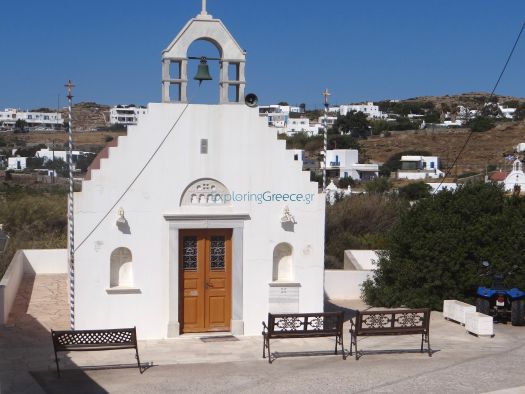 Mykonos- Glastros- Agios Konstantinos church
