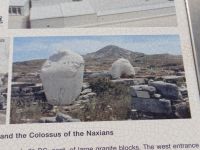 Cyclades - Delos - Base of Colossus of the Naxians