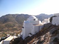 The church of Christ in Chora overlooking Livadi