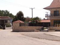 Well presented houses and gardens in the village Gonimo in Serres