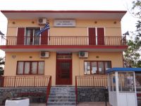 The building that houses the municipal services in Chortero, Serres
