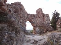 Ερείπια από το βυζαντινό κάστρο Ισσάρι στο Σιδηρόκαστρο