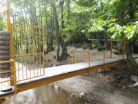 Small bridge over the streams in Krousoviti valley in Sidirokastro