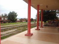 The railway station in Rodopoli, Serres