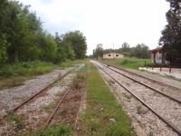 The railway station in the village Vironeia ceased its operation in 2000