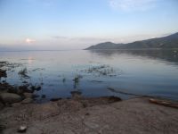 ’ποψη της λίμνης Κερκίνης από το λιμάνι στο χωριό Κερκίνη