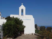 The small church of Panagia Loggia in the entrance of the village Kastro