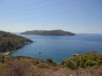 View to Spetsopoula Island