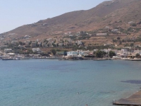 The seaside village Finikas on the west part of Syros
